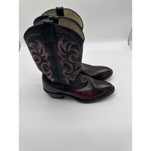 Durango‎ Black & Dark Brown With Red stitch LEM315 12EE Mens